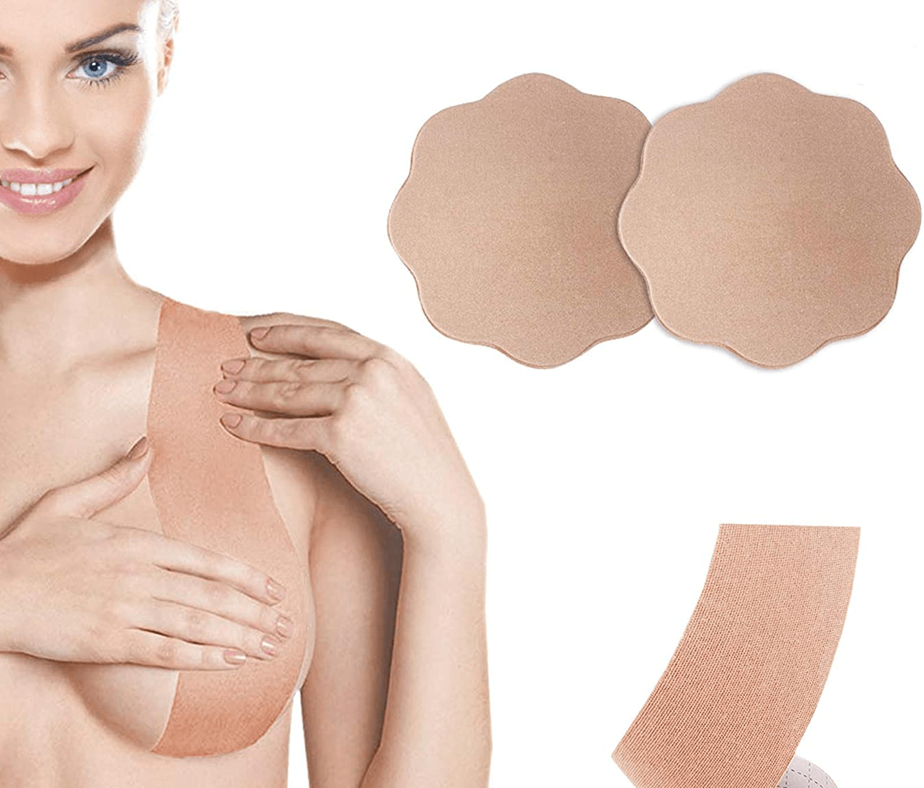 Double sided adhesive sticky bra, Women's Fashion, New